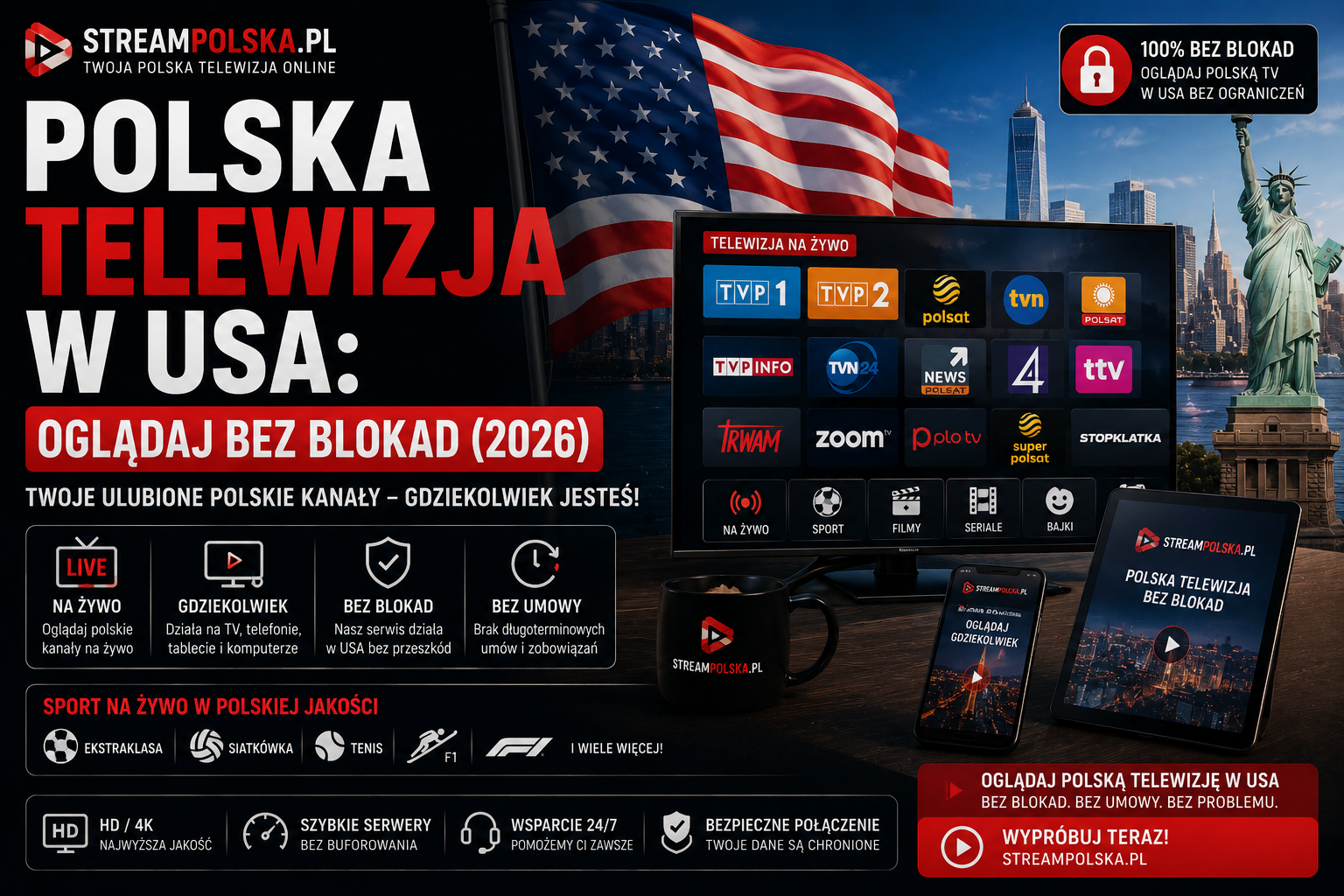 polska telewizja w usa